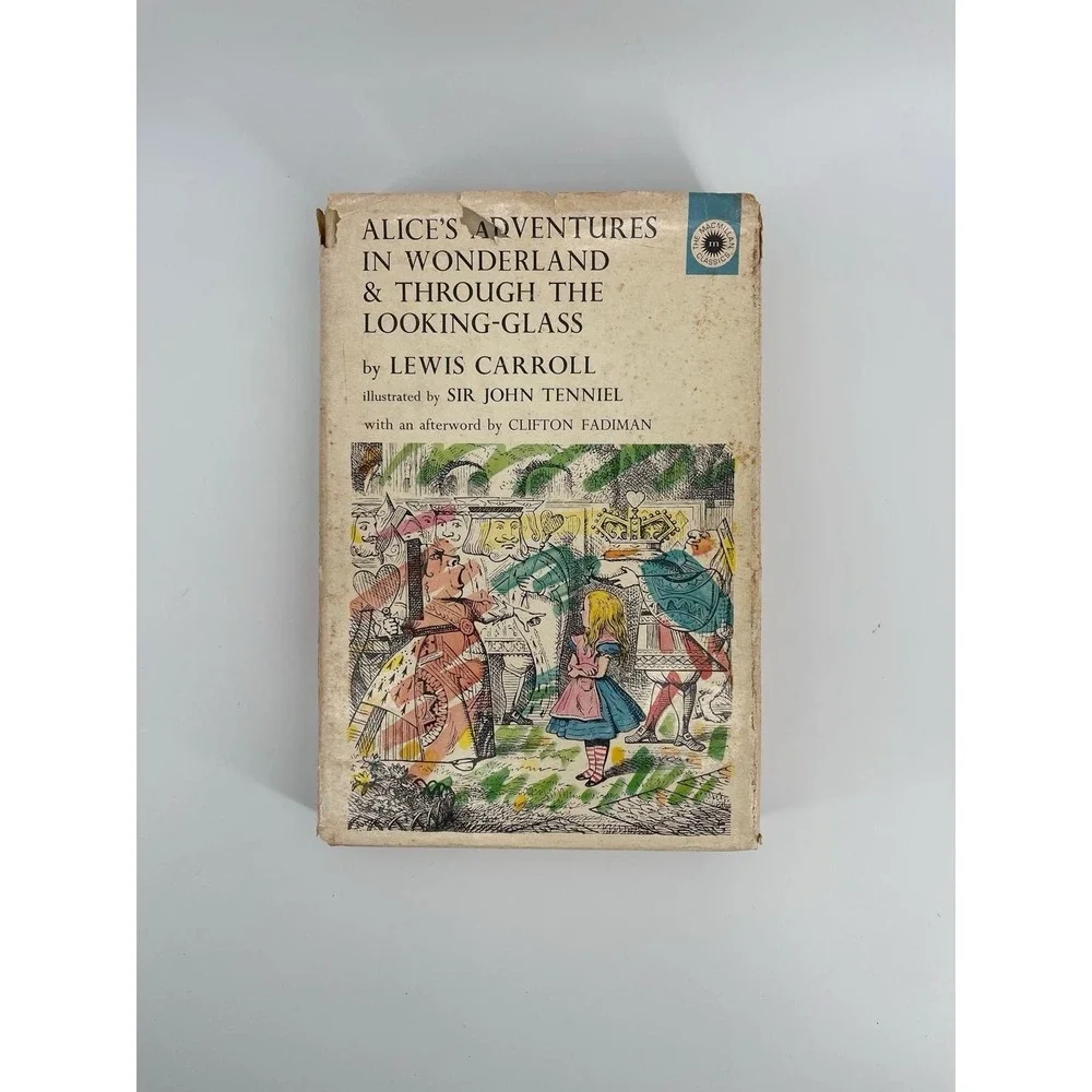 VTG Alice's Adventures In Wonderland & Through The Looking-Glass HC‎ 1963 USA